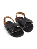 Bonpoint leather sandals - Black