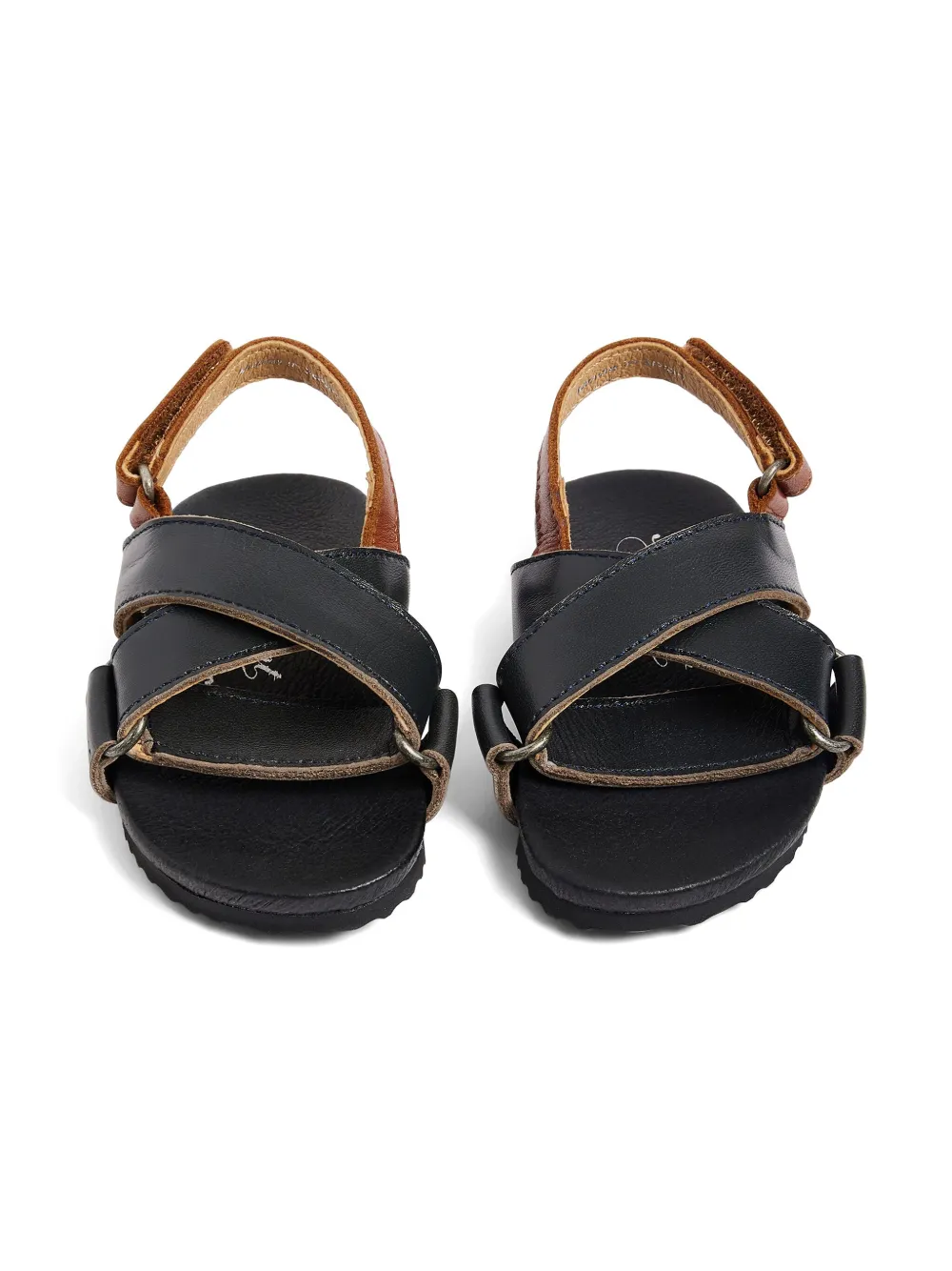 Bonpoint leather sandals Black