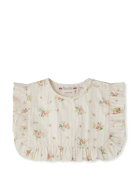 Bonpoint plastron à fleurs