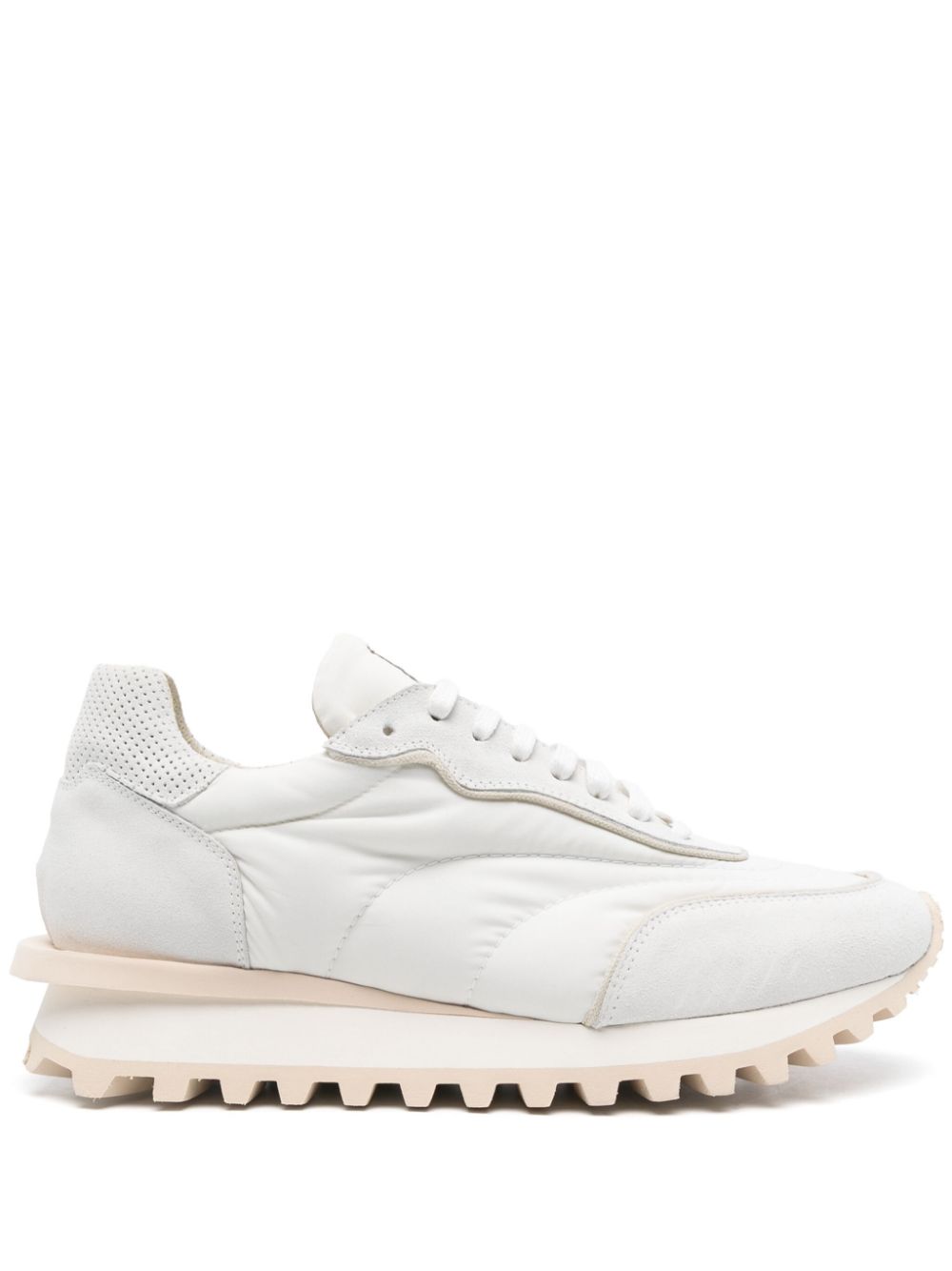 Eleventy panelled sneakers Wit