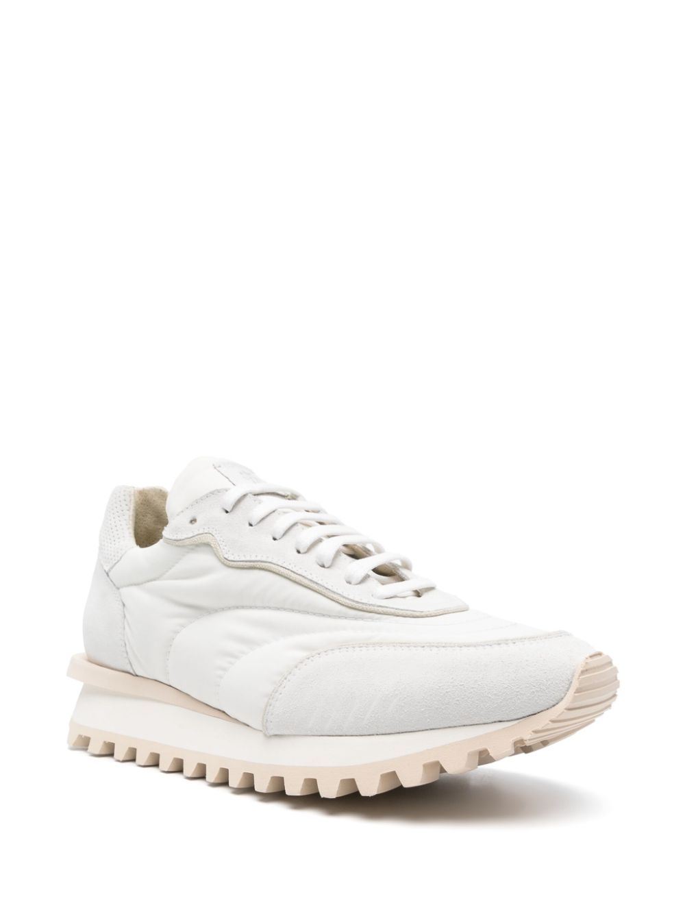 Eleventy panelled sneakers - Wit