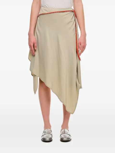 Kiko Kostadinov asymmetric midi skirt