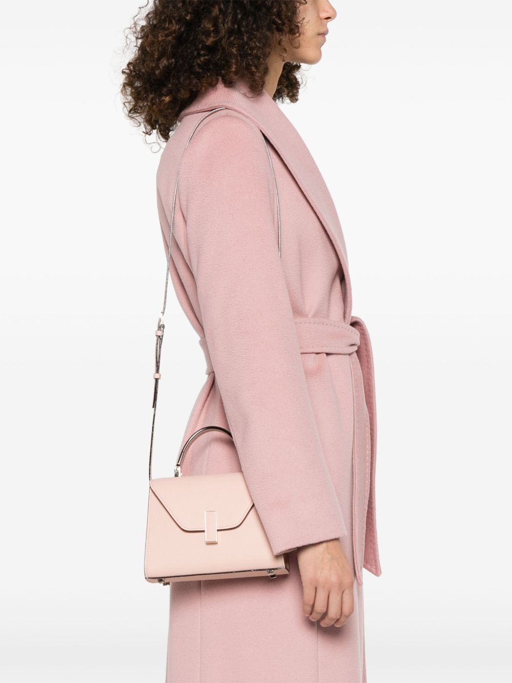 Valextra Iside kleine crossbodytas - Roze