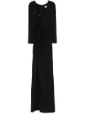 NISSA crystal-embellished maxi dress - Black