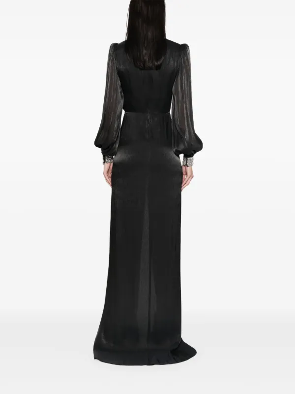 knee length dresses for ladies Black Plisse Halter Back Tie Maternity Maxi Dress
