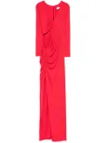 NISSA crystal-embellished maxi dress - Red
