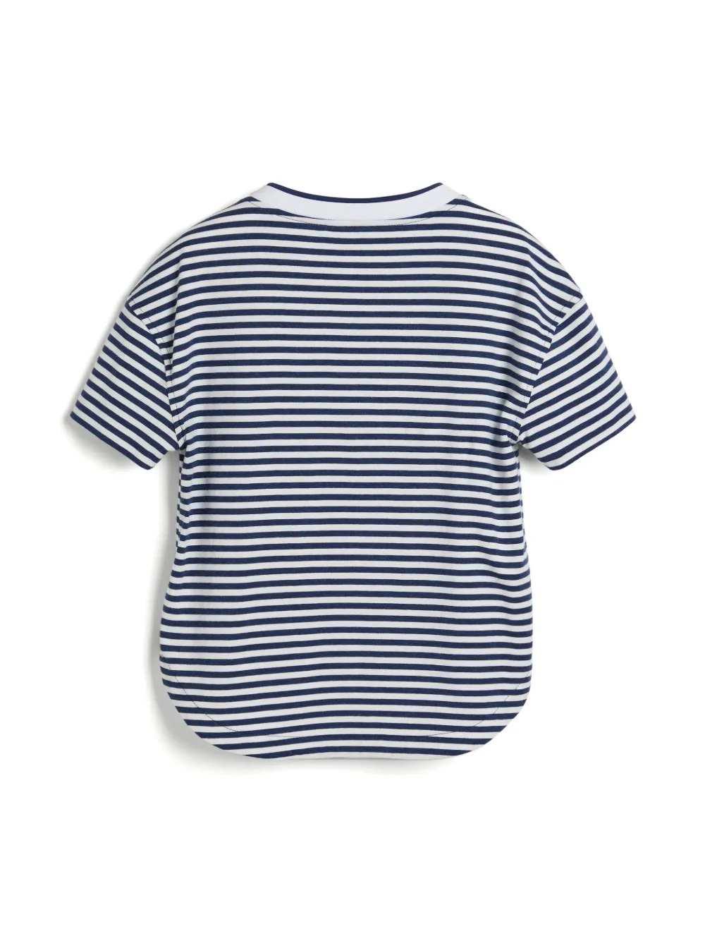 Brunello Cucinelli Kids striped T-shirt - Blauw