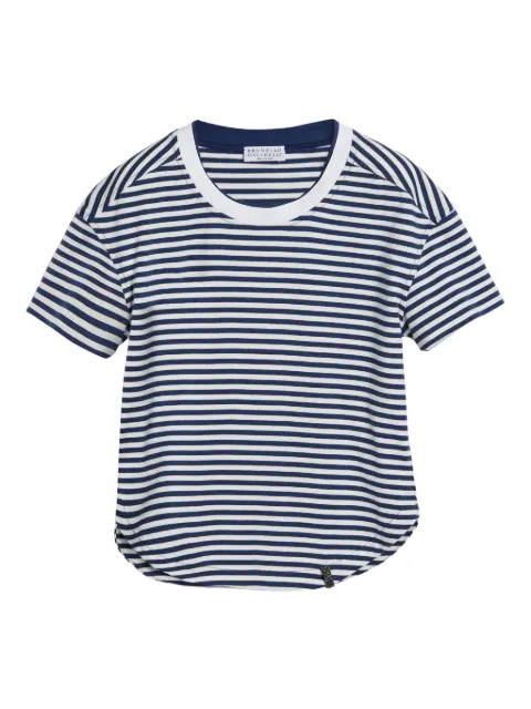 Brunello Cucinelli Kids striped T-shirt 