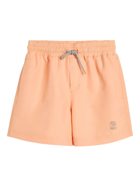 Brunello Cucinelli Kids short de bain à lien de resserrage