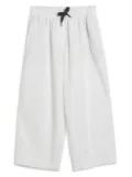 Brunello Cucinelli Kids wide-leg track pants - White