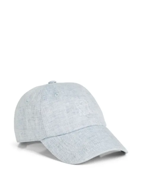 Brunello Cucinelli Kids gorra con logo estampado