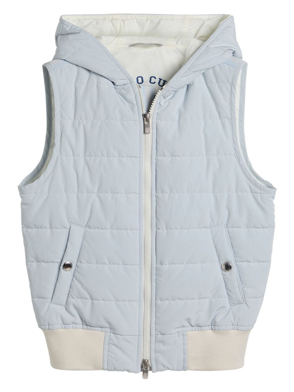 Brunello Cucinelli Kids padded gilet - Blue