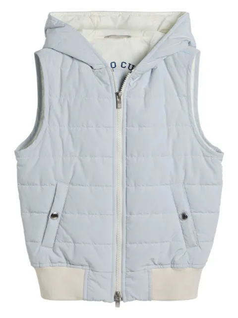 Brunello Cucinelli Kids padded gilet