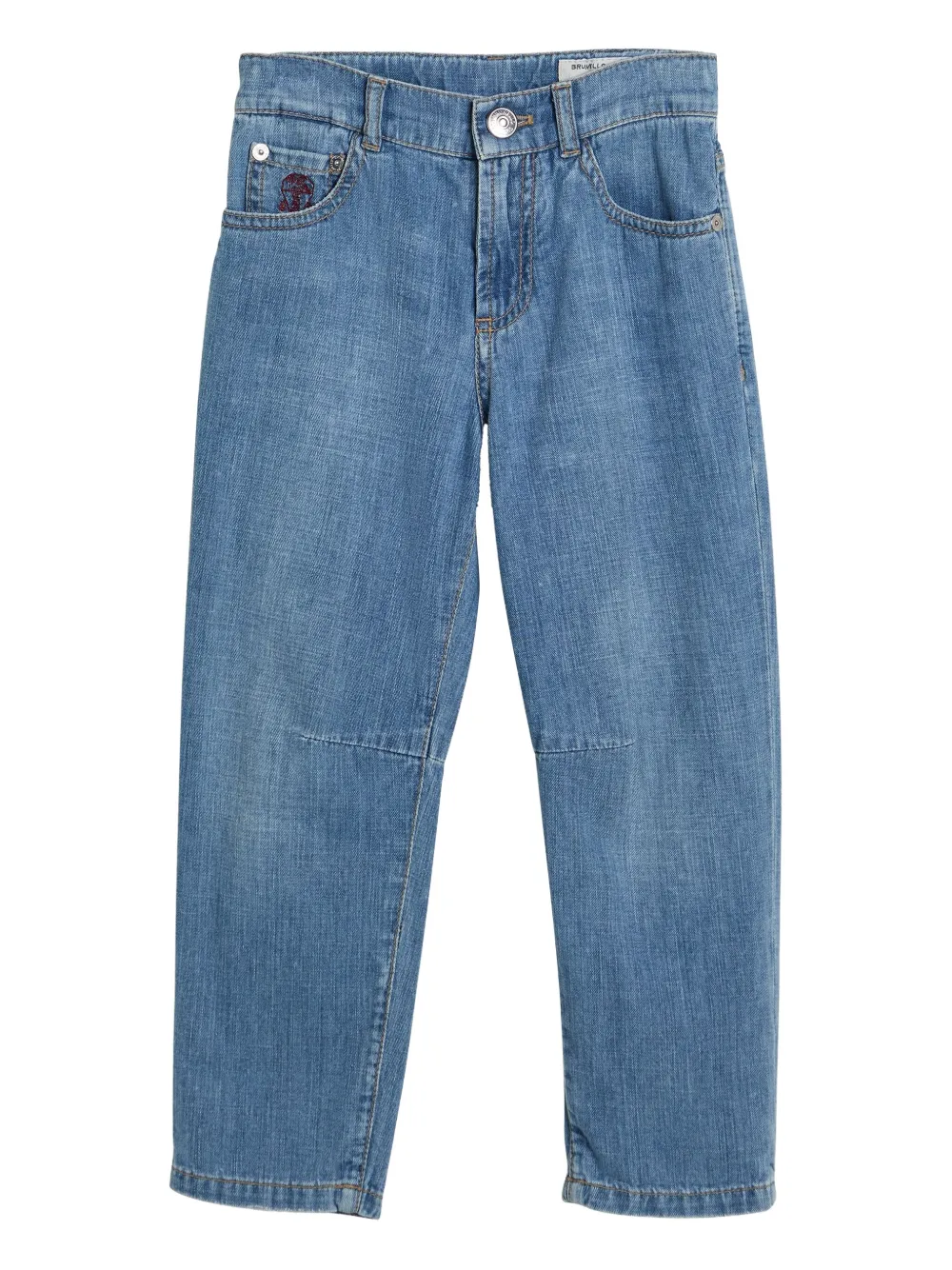 Image 1 of Brunello Cucinelli Kids lightweight jeans