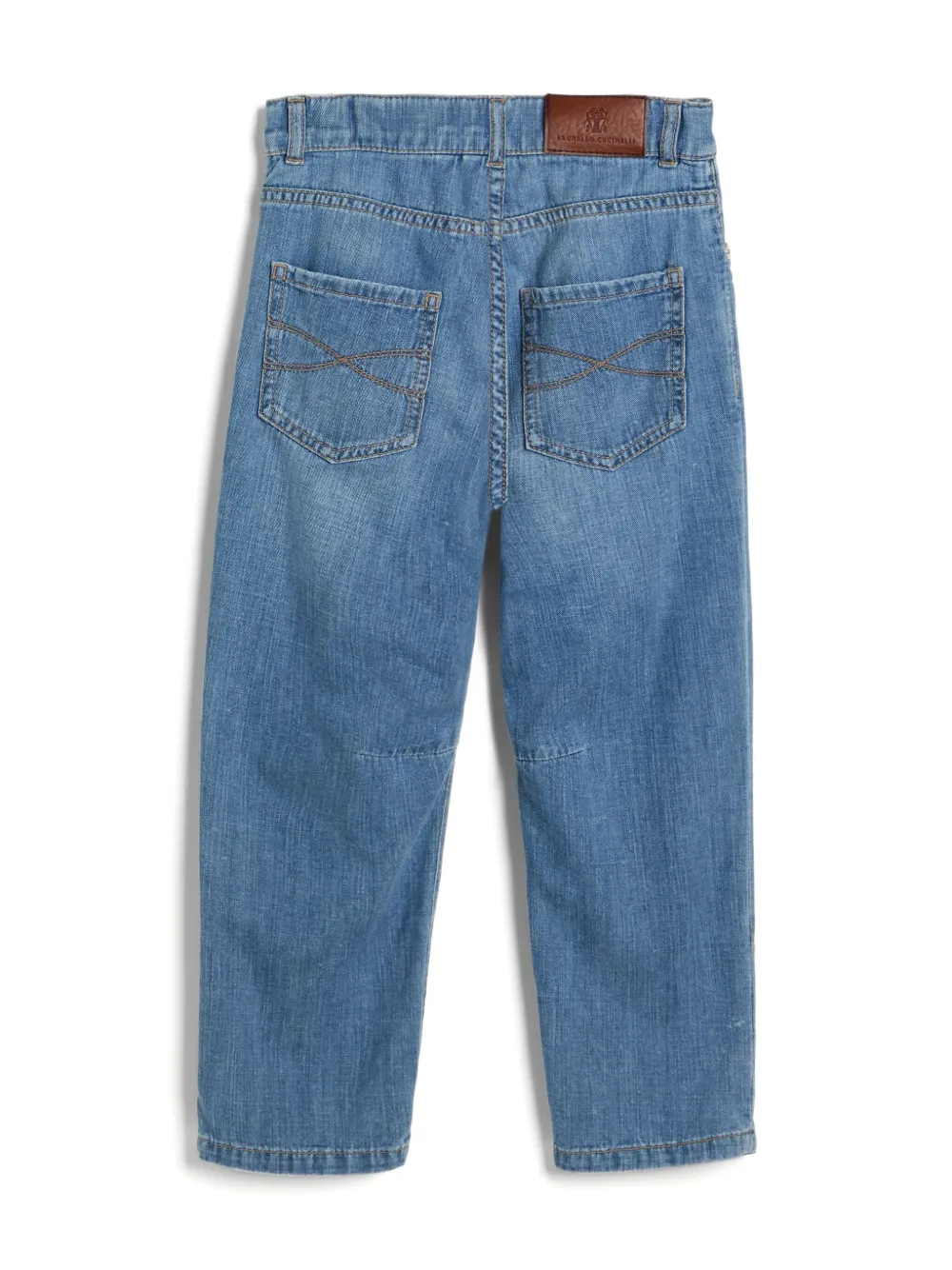 Brunello Cucinelli Kids lightweight jeans - Blauw