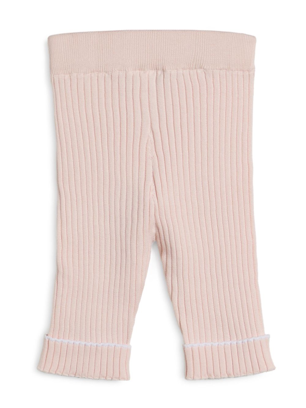 Brunello Cucinelli Kids Ribgebreide legging - Roze