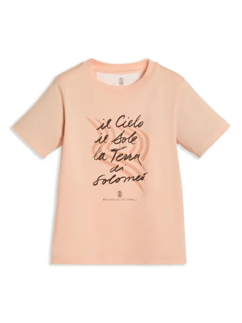 Brunello Cucinelli Kids jersey T-shirt