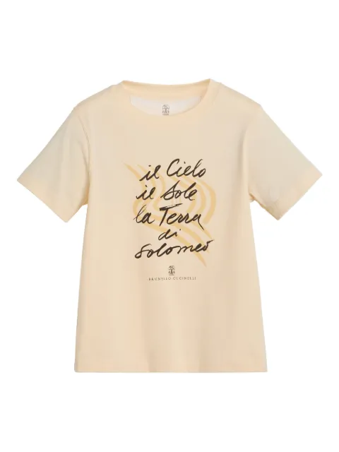 Brunello Cucinelli Kids jersey T-shirt