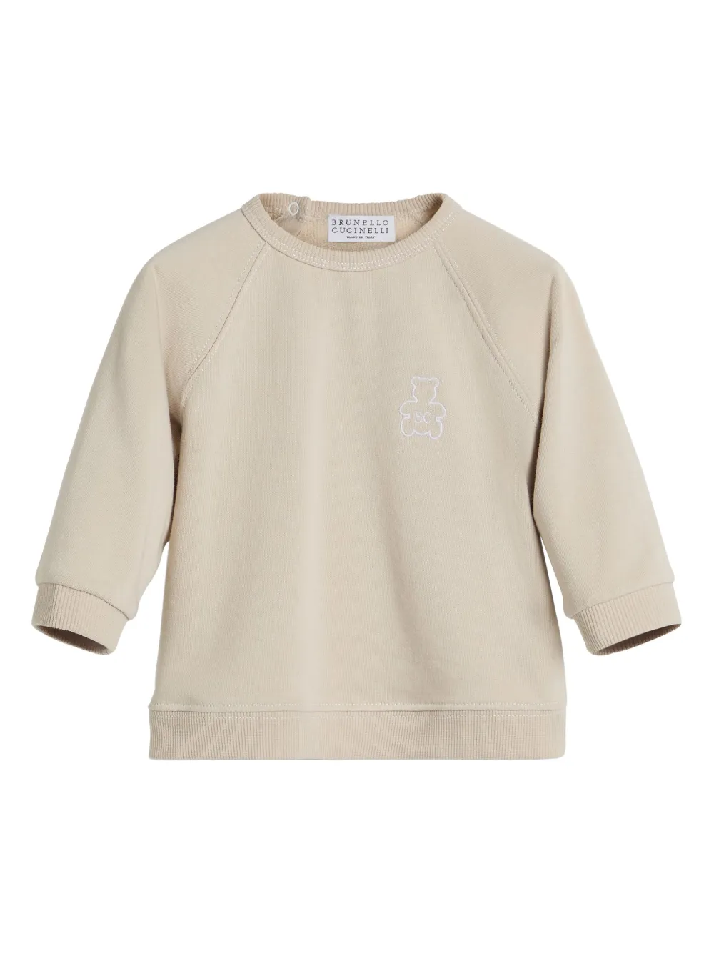 Brunello Cucinelli Kids Bernie sweatshirt | Neutrals | Image 1