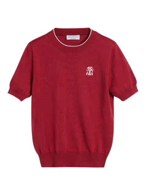 Brunello Cucinelli Kids knitted T-shirt