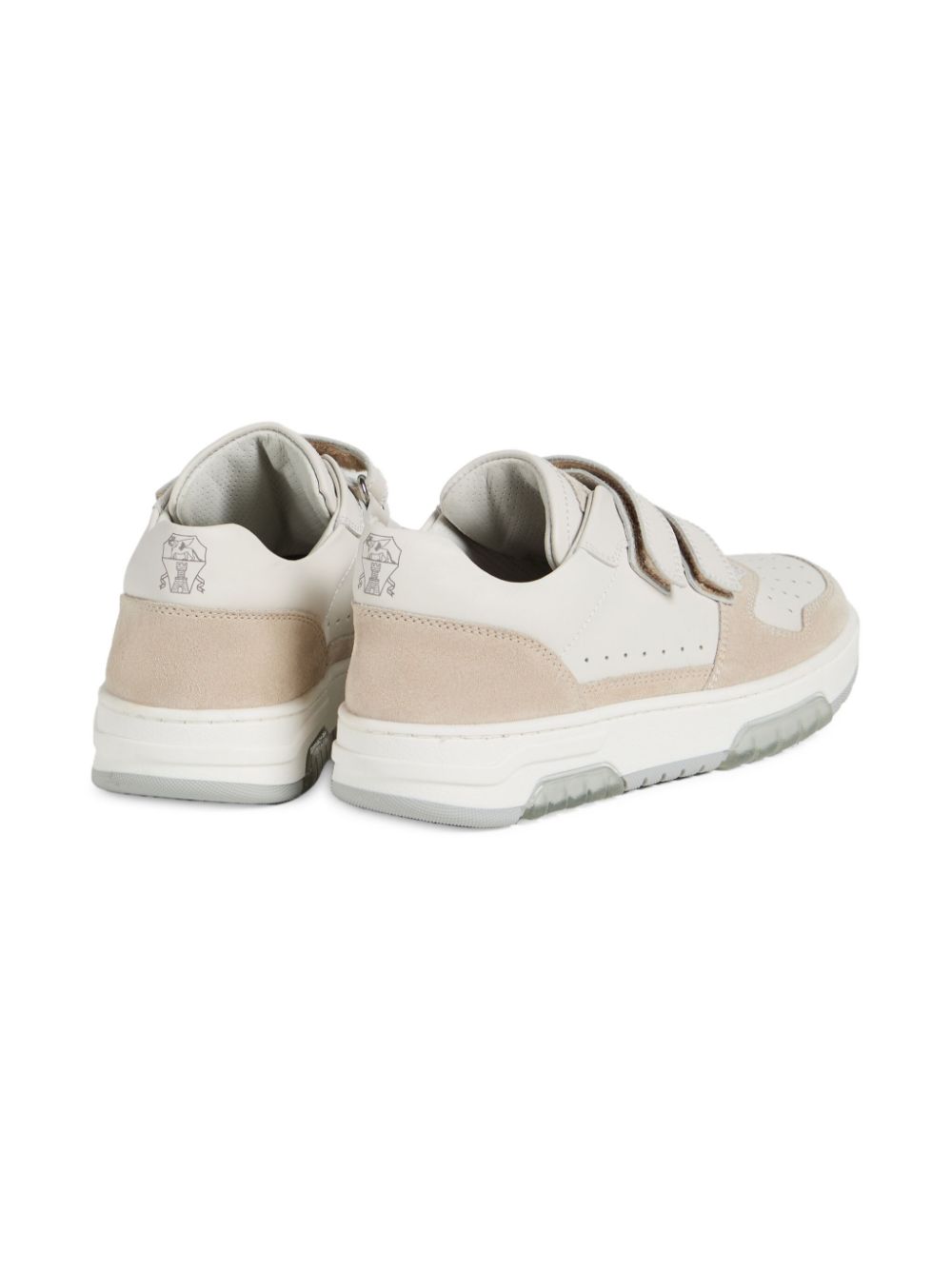 Brunello Cucinelli Kids panelled sneakers Neutrals