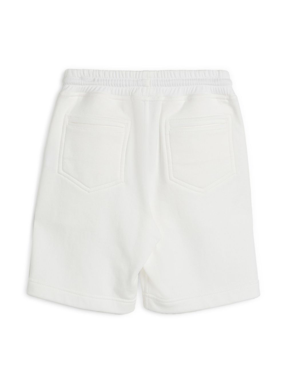 Brunello Cucinelli Kids logo-print bermuda shorts - White