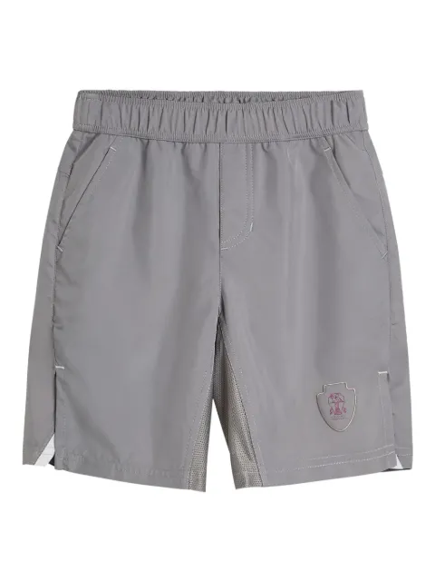 Brunello Cucinelli Kids logo-patch bermuda shorts