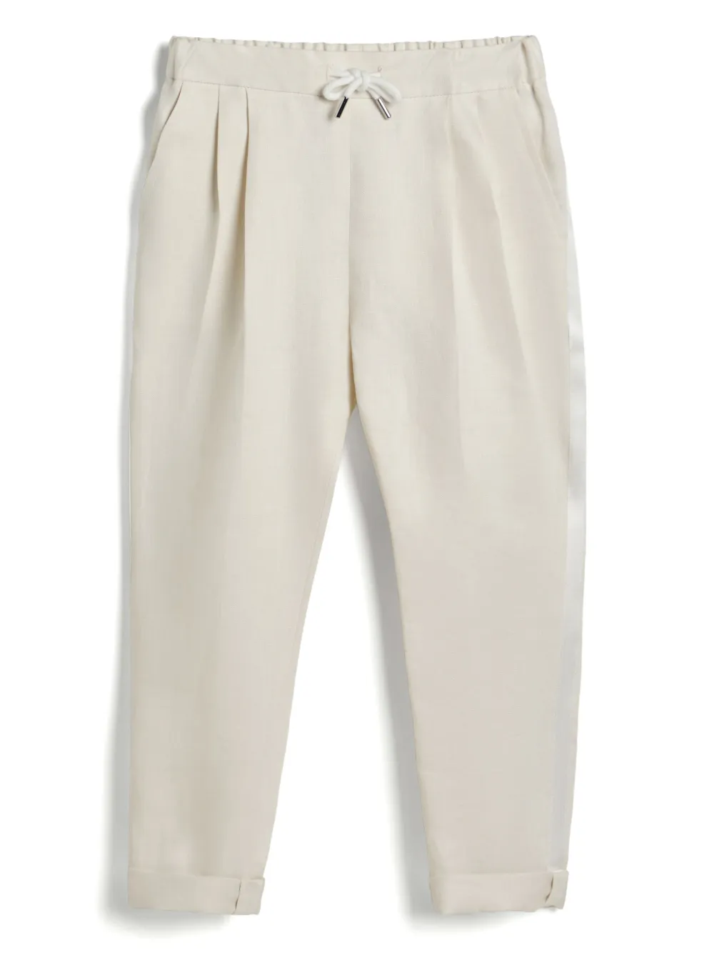Brunello Cucinelli Kids Smoking pantalon Wit