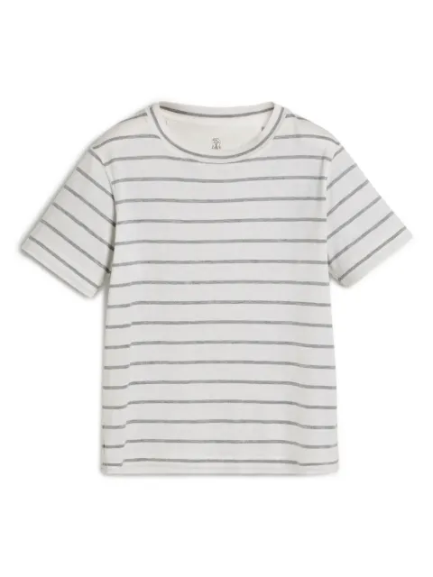 Brunello Cucinelli Kids striped jersey T-Shirt