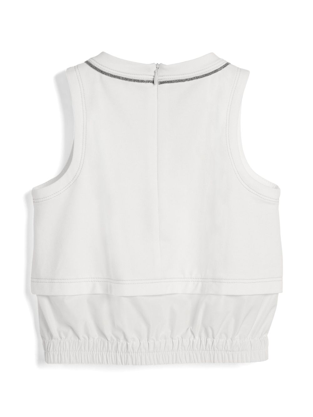 Brunello Cucinelli Kids lightweight French-terry top - White