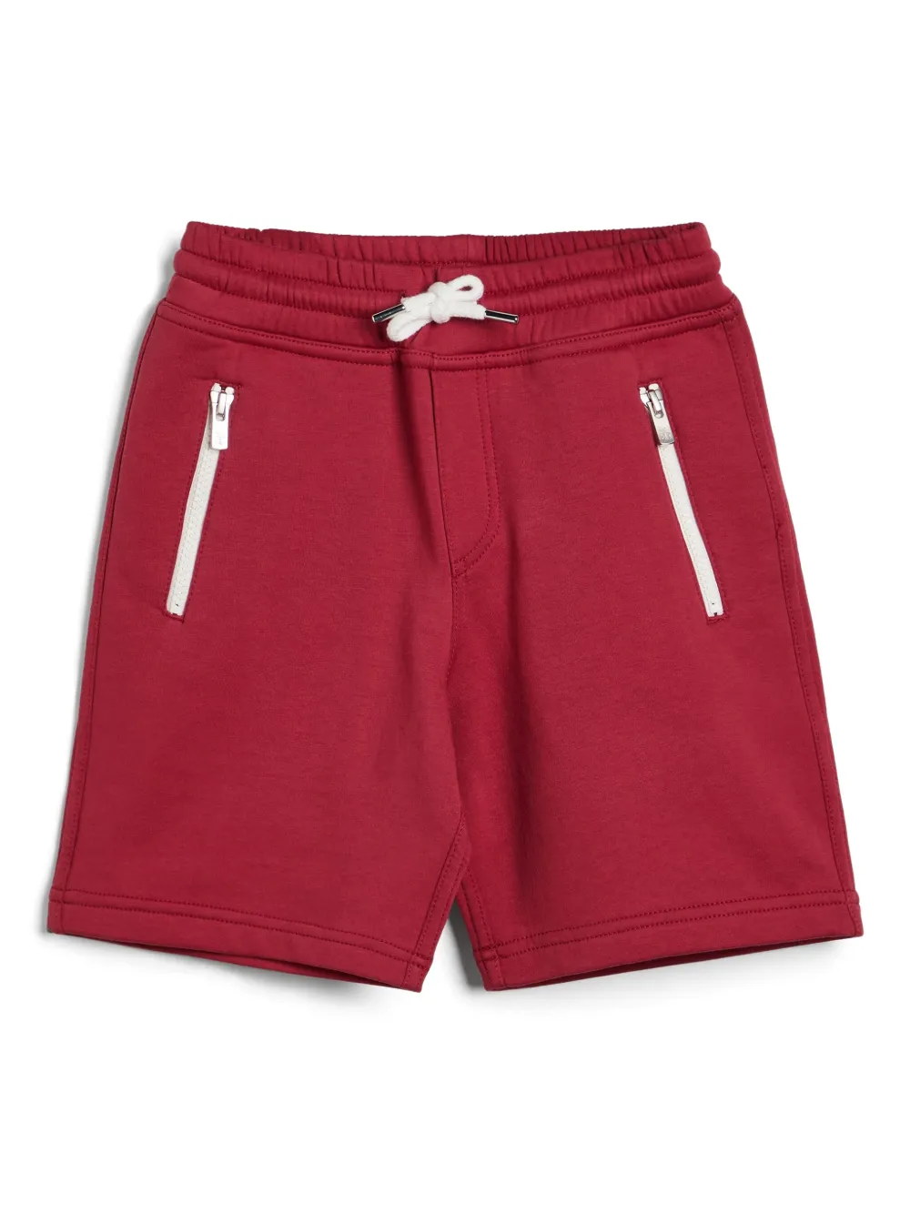 Brunello Cucinelli Kids French Terry bermuda shorts Rood