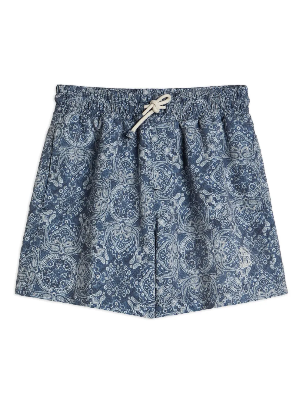 Brunello Cucinelli Kids paisley-print swim shorts | Blue | Image 1