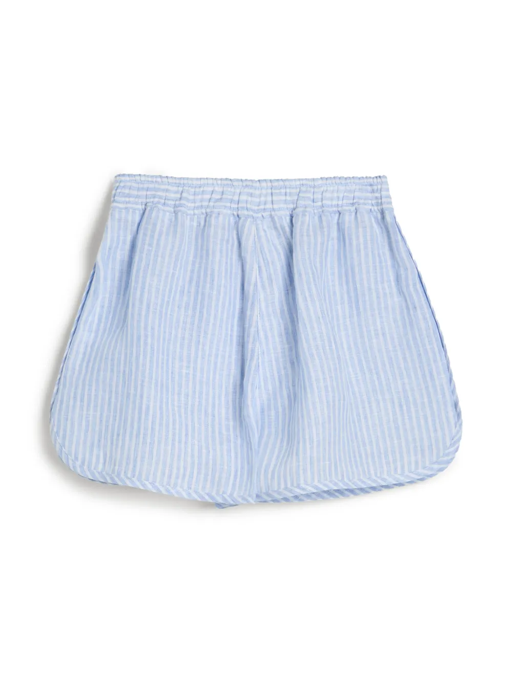 BRUNELLO CUCINELLI STRIPED LINEN SHORTS