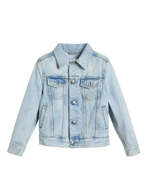 Brunello Cucinelli Kids pocketed denim jacket