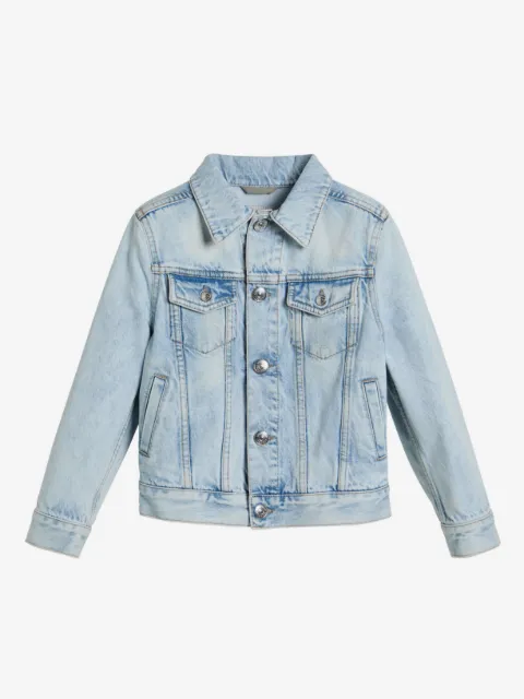 Brunello Cucinelli Kids pocketed denim jacket