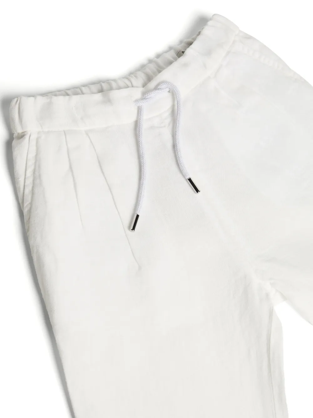 Brunello Cucinelli Kids Gabardine broek Wit