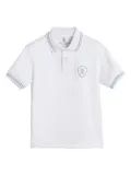 Brunello Cucinelli Kids jersey polo shirt - White
