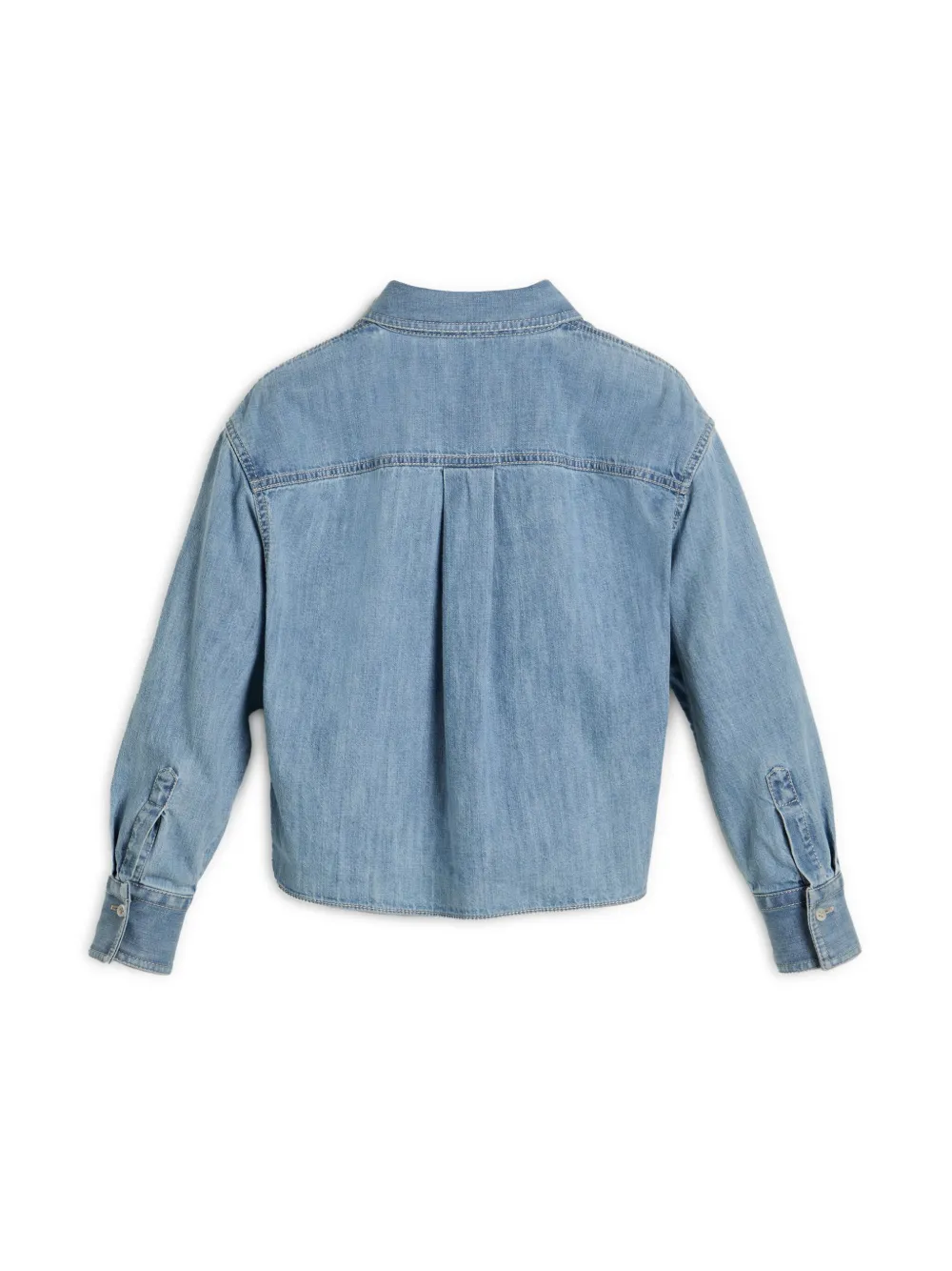 Brunello Cucinelli Kids Spijkershirt - Blauw