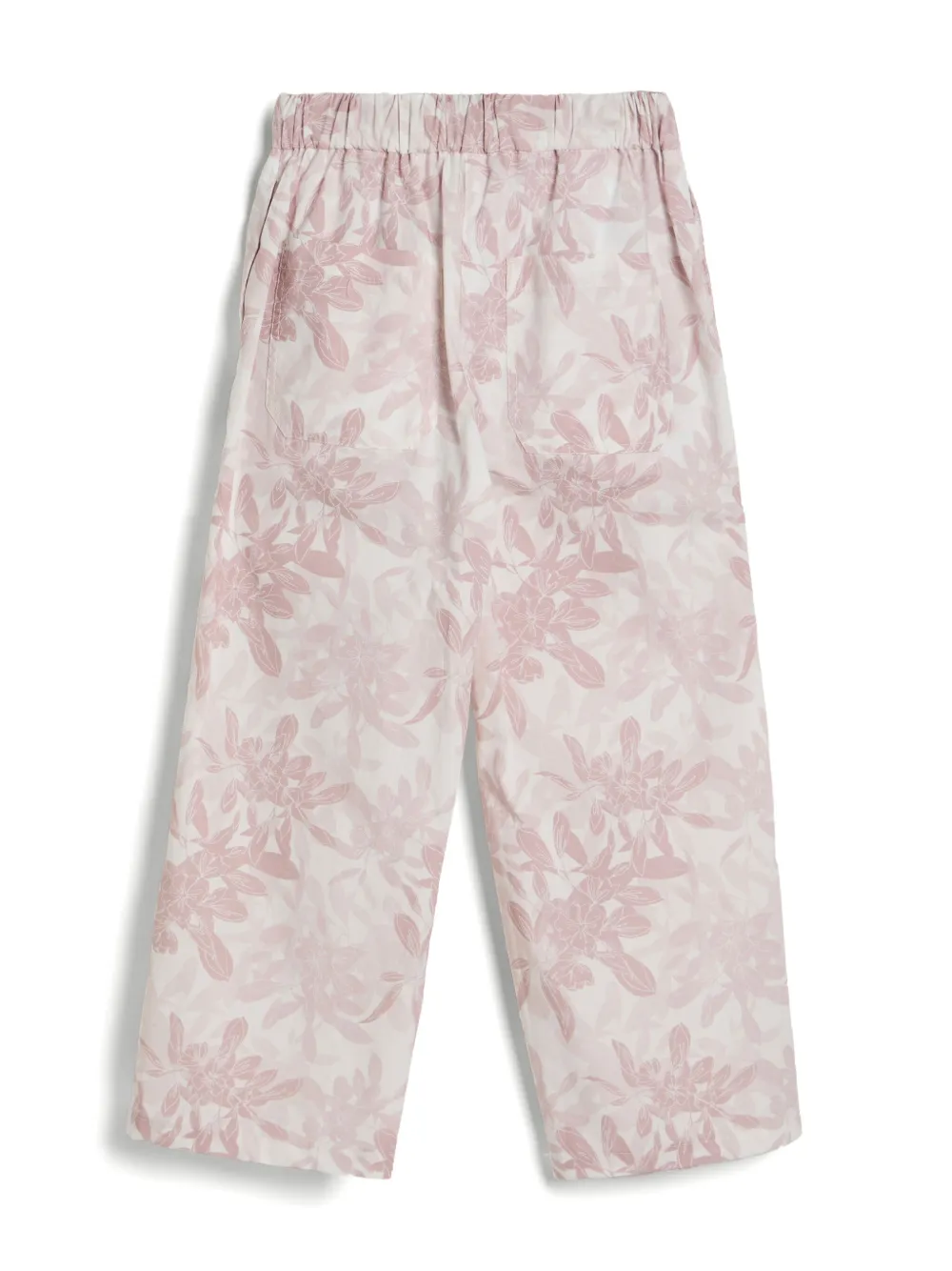 Brunello Cucinelli Kids Broek met bloemenprint Roze