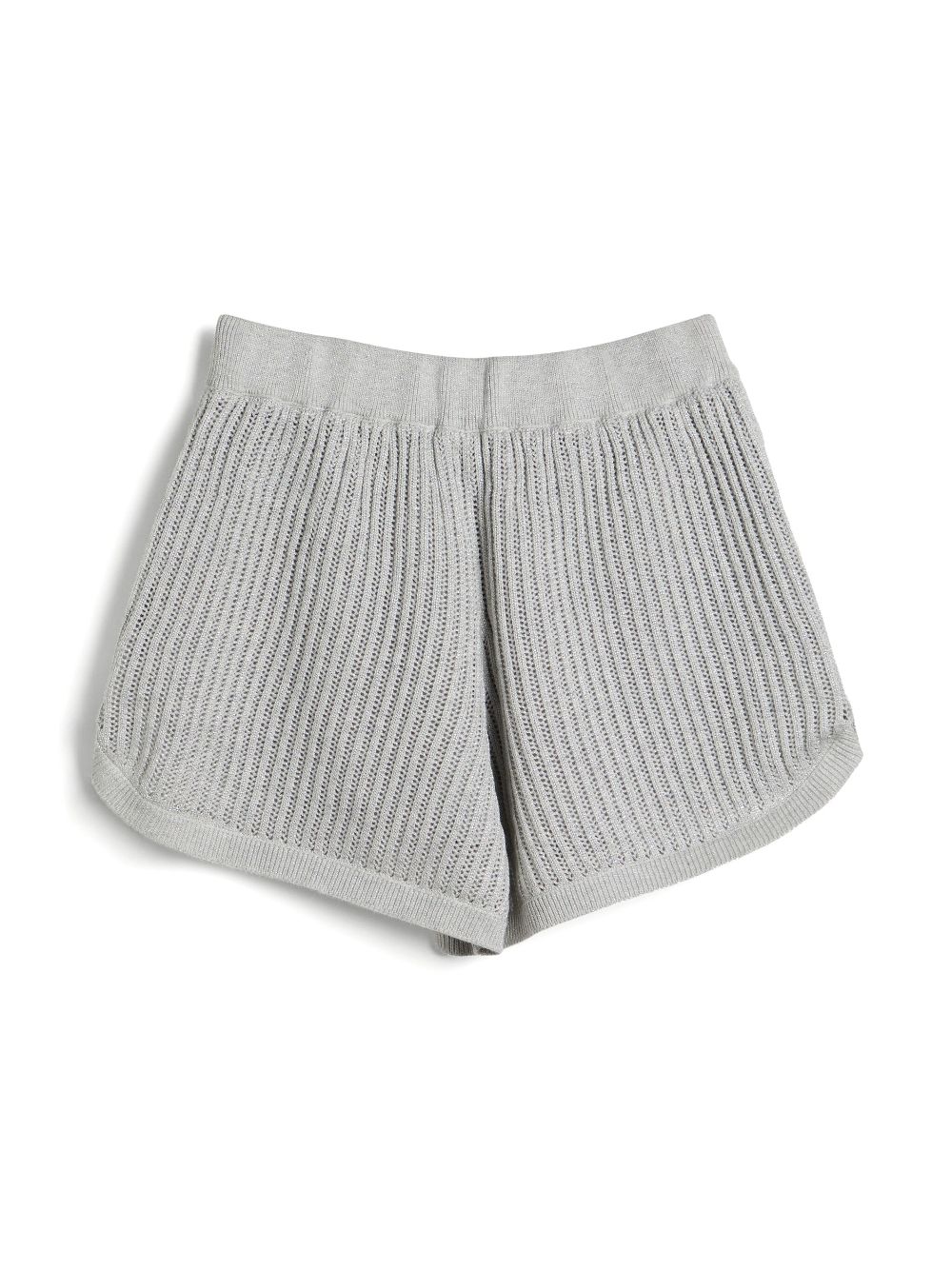 Brunello Cucinelli Kids ribbed shorts - Grijs