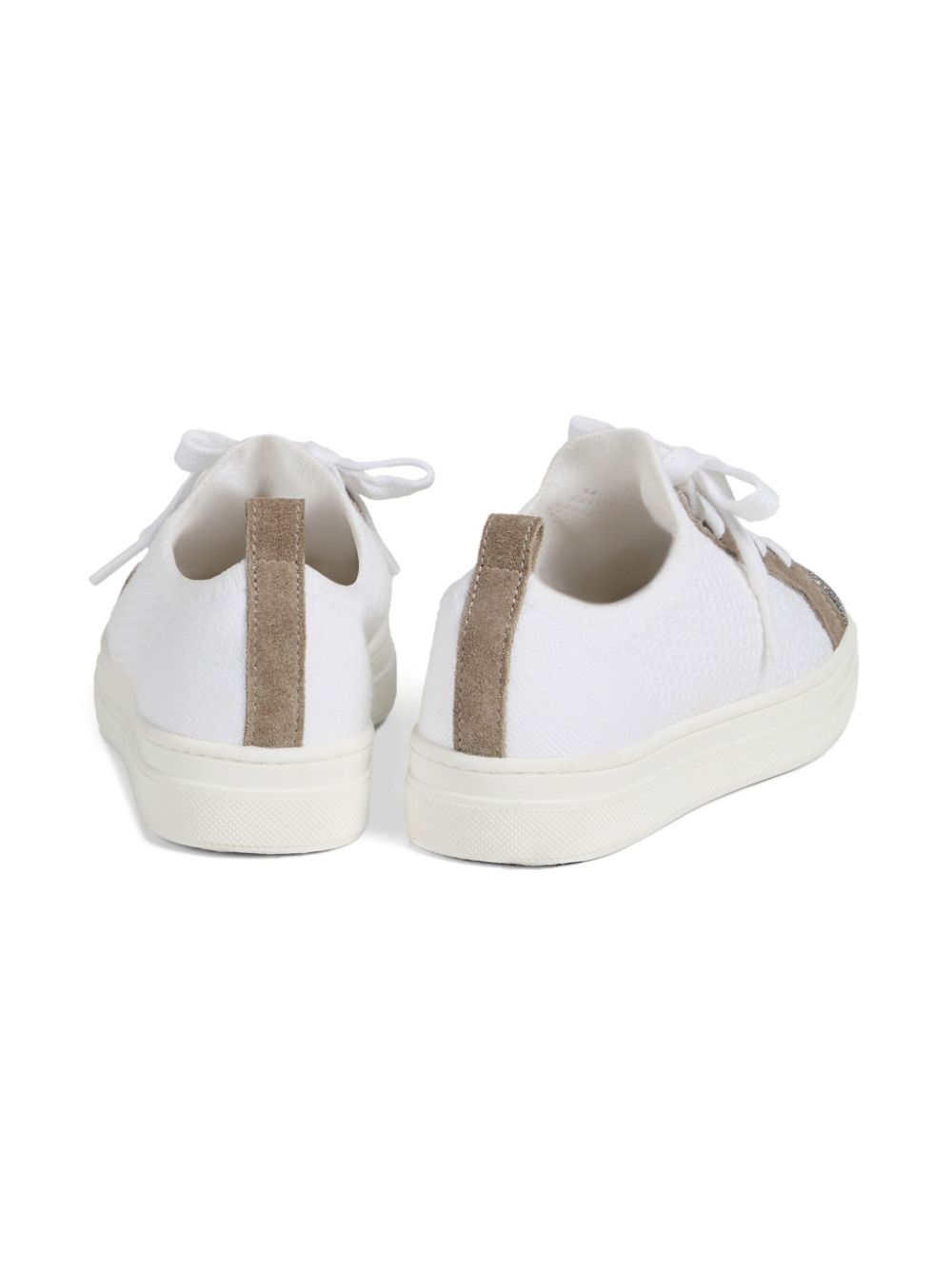 Brunello Cucinelli Kids panelled sneakers White