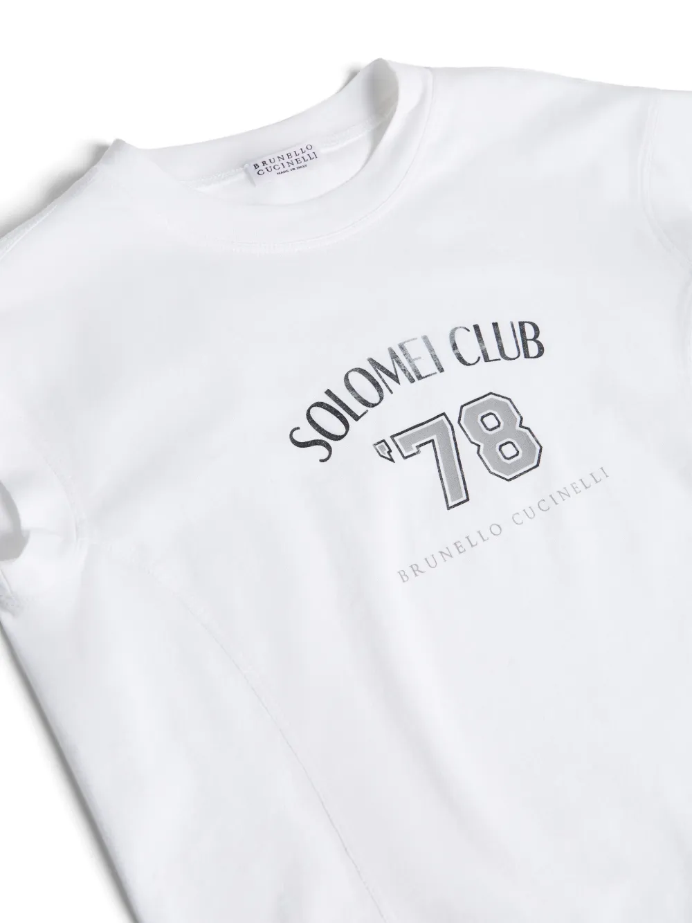 Brunello Cucinelli Kids Jersey T-shirt Wit