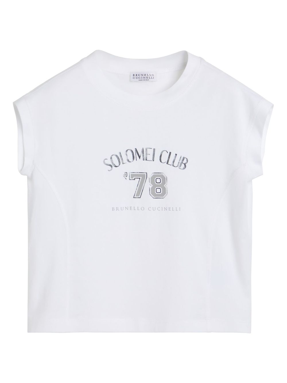 Brunello Cucinelli Kids jersey T-shirt - White