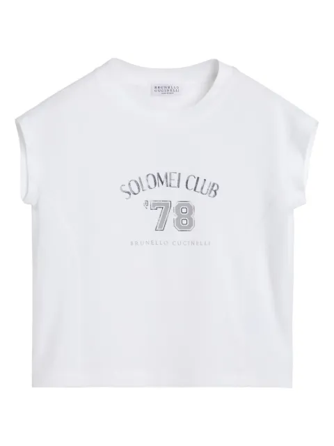 Brunello Cucinelli Kids playera de jersey