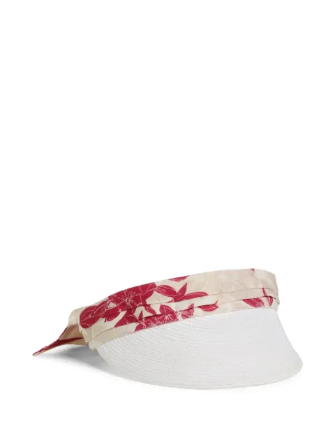 Brunello Cucinelli Kids visera con estampado floral