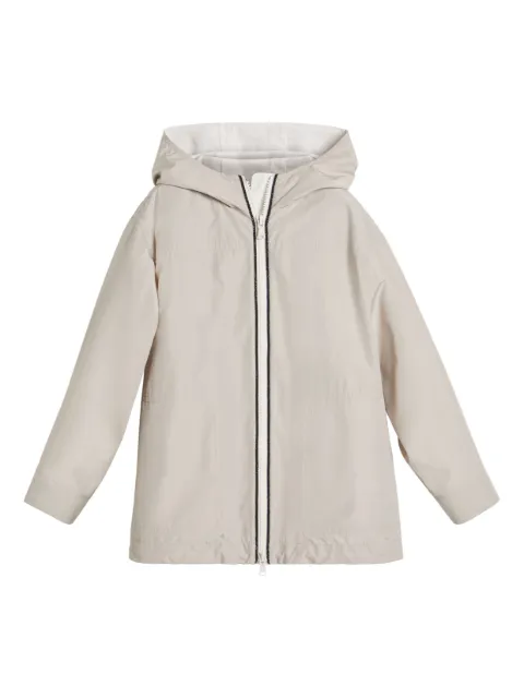 Brunello Cucinelli Kids parka de tafetán