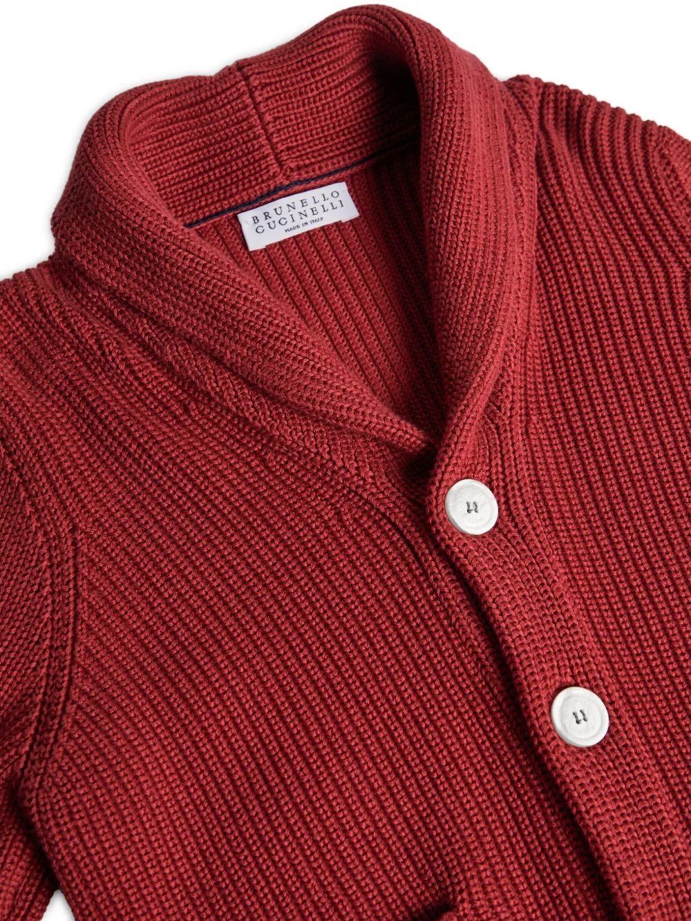 Brunello Cucinelli Kids Katoenen vest Rood