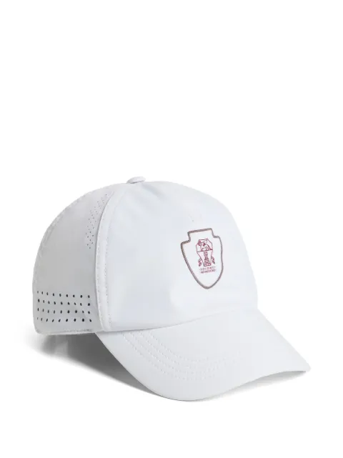 Brunello Cucinelli Kids logo-patch baseball cap
