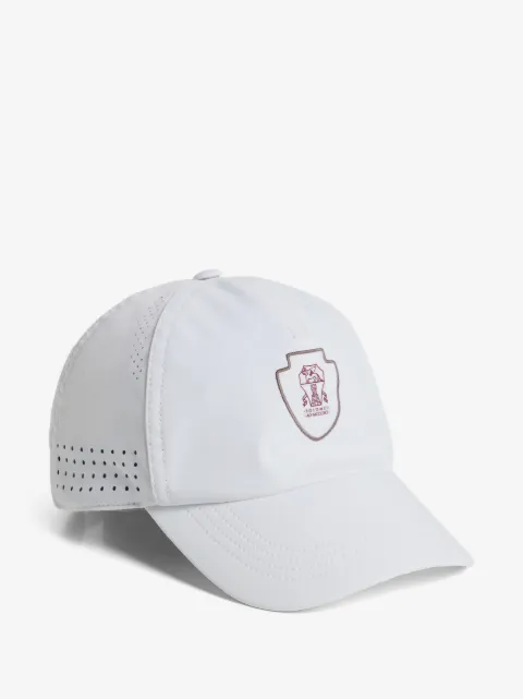 Brunello Cucinelli Kids Baseballkappe mit Logo-Patch