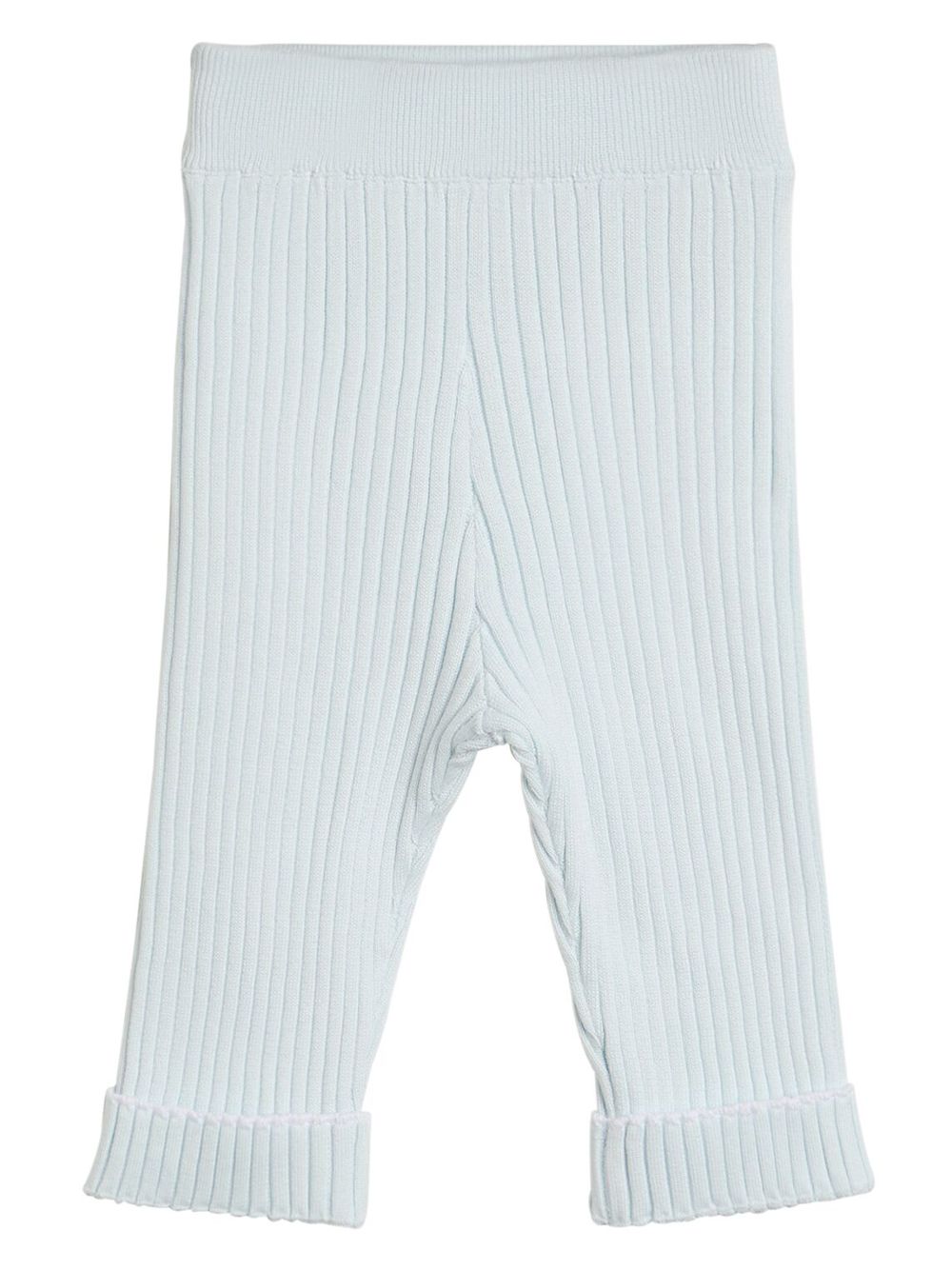 Brunello Cucinelli Kids cotton knitted trousers - Blue